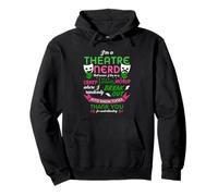 Teatro Nerd Hombres Mujeres Niños Teatro Divertido Sudadera con Capucha