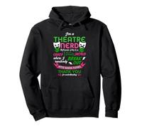 Teatro Nerd Hombres Mujeres Niños Teatro Divertido Sudadera con Capucha