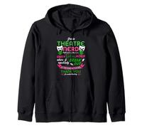 Teatro Nerd Hombres Mujeres Niños Teatro Divertido Sudadera con Capucha