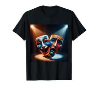 Teatro Teatro Máscaras Comedia y Tragedia Camiseta