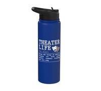 Teatro Vida Haciendo Cosas Extrañas En Definición Pública Actor Stainless Steel Insulated Water Bottle