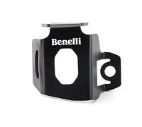 TEAUSA Accesorios de Motor Tanque de líquido de Frenos Trasero Protector de Cubierta de depósito Apto for Benelli TRK 502 502X BJ Leoncino 250 500 BN302 302S (Size : Benelli Black)