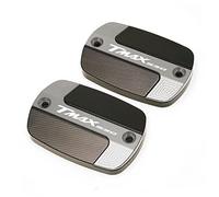TEAUSA Apto for Yamaha t-MAX Tmax 500 530 DX SX Tech MAX 560 Tmax530, Cubierta de Tapa de Tanque de Aceite de depósito de Combustible de líquido de Freno Delantero de Motocicleta (Size : TMAX530 TITA