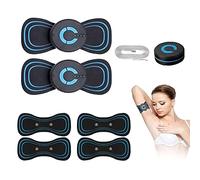 TEAUSA Masajeador de drenaje linfático, mini masajeador cervical, masajeador portátil ajustable de 6 modos, masajeador portátil de cuello y espalda, regalos de relajación for hombres, mujeres (Size :