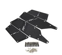 TEAUSA Pedal de Clavijas for Suelo de Motocicleta Compatible con KYMCO AK550 KYMCO AK 550 2017-2022 reposapiés Delantero y Trasero (Size : Black)