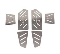 TEAUSA Reposapiés for Motocicleta, reposapiés, Almohadillas for pies, Clavijas, Placa de Pedal Apta for BMW C400GT C400 C 400 GT 400GT 2018-2022, Accesorios