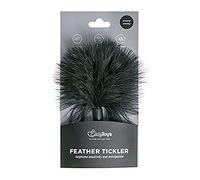 Teazers EasyToys Fetish Collection - Tickler negro para él y ella - 17 cm - Tickler hecho de plumas suaves - Cosquillas - Fustas eroticas