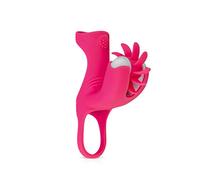 Teazers Funda para Pene con Estimulador - El juguete Perfecto para Parejas - Vibrante Fundas Pene - Un placer para El y para Ella - Rosado