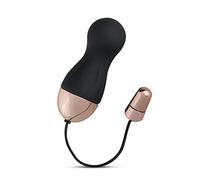 Teazers Huevo Vibrador - Vibrador Mujer con 10 Configuraciones de Vibración - Huevo Vibrador con Mando a Distancia con un Alcance de Hasta 20 M0etros - Negro/Oro
