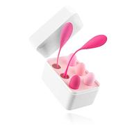Teazers Kegel Bolas Chinas Pelotas de Ejercicio Pesadas - Pelota de Ejercicios del Suelo Pélvico para Tensar y Fortalecer el Control de la Vejiga - Juego de 6 Pesos diferentes - Rosado