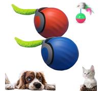 Teazys - Juguete para gatos Turbo Tail 2.0, juguete para gatos Speedy Tail 2.0, pelota interactiva inteligente para gatos de interior, juguete automático para gatos, juguete de movimiento automático,
