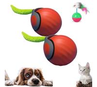 Teazys - Juguete para gatos Turbo Tail 2.0, juguete para gatos Speedy Tail 2.0, pelota interactiva inteligente para gatos de interior, juguete automático para gatos, juguete de movimiento automático,