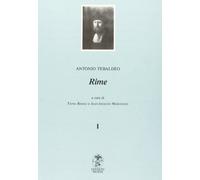 Tebaldeo Antonio - Rime. Vol. 1: Introduzione.
