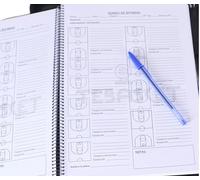 TEBASKET Libreta Entrenador Baloncesto A4 | Planificación Completa de Temporada | Diario de Entrenamientos, Calendario, Horarios, Fundamentos, Valores y Hojas de Notas