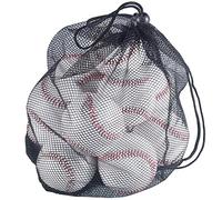Tebery Paquete de 12 pelotas de béisbol de tamaño estándar para entrenamiento de pelota en T, de seguridad para niños de menor impacto, sin marcar y de práctica suave para jugar en la liga