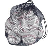 Tebery Paquete de 12 pelotas de béisbol suaves de tamaño estándar, liga oficial de béisbol individual, sin marcar y suaves para práctica de bateo