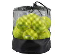 Tebery Paquete de 20 Pelotas de Tenis de Entrenamiento avanzado Verde, Pelotas de práctica para Principiantes, Pelotas de Juego para Perros de Mascotas, Vienen con Bolsa de Malla