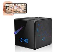 Tebetu Camara Espia WiFi Movil Oculta, Portátil Camaras Espias Camufladas para Interior/Exterior,HD 1080P Mini Cámara Espía Inalámbrica con Bluetooth 5.0/Detección de Movimiento/Reproducción de Música