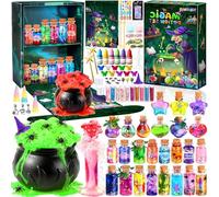 TEBOKHAD Pociones Magicas Niñas, 25 Botellas De Poción Mágica, Juguetes Creativos, Kit De Manualidades Para Niña 6 7 8 9 10 11 12 Años, Regalo Niños Para Navidad Y Cumpleaños