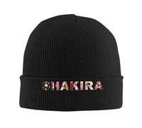 TEBTRGK Shakira Albums Las Mujeres ya no lloran Tour Sombrero de Punto para Mujeres y Hombres Skullies Gorros Gorro de acrílico Casual Melón