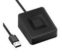 TEC SecureTouch WireKey - Escáner de huellas dactilares USB - Inicio de sesión rápido en menos de 1 segundo | Windows Hello & Hello para empresas | Reconocimiento de 360° | Seguridad empresarial