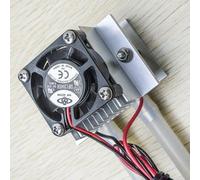 TEC1-12706 Módulo enfriador termoeléctrico Peltier de 60 W de refrigeración máxima con kit de ventilador de bloque de agua para proyectos de refrigeración de semiconductores de bricolaje, 12 V