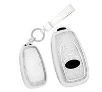 TECART Llavero compatible con Subaru Outback Impreza WRX XV BRZ Levorg Trezia Crosstrek para Toyota GR86 TPU Smart Autoschlüssel Funda 3 Botones Funda para Llave de Coche Protección Accesorios -A