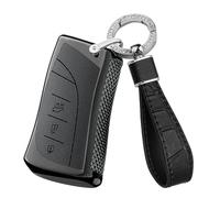 TECART Smart Autoschlüsselhalter PC Schlüsseltasche für Lexus UX200 UX250H US200 US260H ES200 ES350 LC500 LS500 LS500h UX ES GS Schlüsselanhänger Schutz Etui 3 Tasten Schwarz