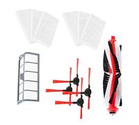 Tecasa Para Vileda VR ONE/VR 302 robot aspirador accesorios recambios (4xside cepillos, 6xHEPA filtros, 1x prefiltro, 1xcentral cepillo)