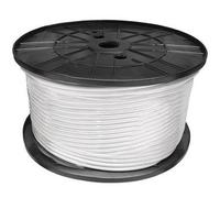 Tecatel cables y conectores - Cable coaxial pc100 6,6mm 100m blanco
