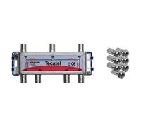 Tecatel TV Satélite - Repartidor Interior con Conector F de 6 Salidas