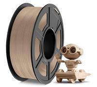 TECBEARS Filamento Madera PLA 1.75mm 1KG Arce, Wood PLA Filamento Actualización 15% Harina de Madera, Efecto de Madera Real, Precisión Dimensional +/- 0,03 mm, Carrete de 1000g, Maple Wood