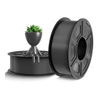 TECBEARS PETG Filamento 1.75mm Gris 2kg, Filamento para Impresora 3D PETG de Fuerte Tenacidad, 2 Carretes, 1 kg por Carrete, Adecuado para la mayoría de Impresoras FDM