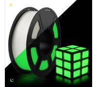TECBEARS PLA Glow In The Dark Filamento, Filamento PLA que Brilla en la Oscuridad, Alta Brillo y Larga Duración en la Oscuridad, Carrete 1kg Filamento PLA para Impresora 3D, Verde Glow