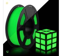 TECBEARS PLA Glow In The Dark Filamento Verde, Filamento PLA que Brilla en la Oscuridad, Alta Brillo y Larga Duración en la Oscuridad, Carrete 1kg Filamento PLA para Impresora 3D, Verde Luminoso