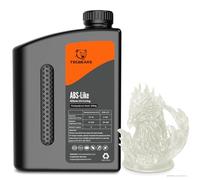 TECBEARS Resina ABS-Like para impressora 3D Transparente 2KG, UV 405nm Curado Resina, Alta resistencia, fuerte tenacidad y alta precisión, Compatibilidad con LCD y DLP Impresoras 3D