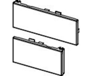 TECBotones de accionamiento cuadrados, vidrio, para tecnología de doble cantidad, pieza de recambio, 9820560, Color: Negro brillante