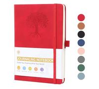TECDW Cuaderno Clásico Con Correa A5,Diario Con Cubierta de Cuero PU,192 Páginas de Papel de 100gsm de Grosor,Cuaderno de Tapa Dura Adecuado Para Hombres y Mujeres Oficina de Negocios y Notas Diarias