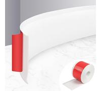 TECDW PVC Rodapié blando,Tapacantos Easy Bend, Rodapié de cocina,Moldura de esquina autoadhesiva,Rodapié blando autoadhesivo para cocinas, baños, dormitorios