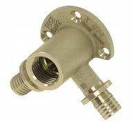 TECE Flex Fittings latón 16/20/25/32 DVGW tubo compuesto ángulo disco de pared