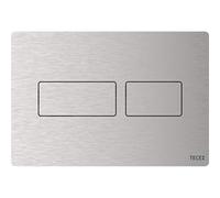 Placa de empuje para WC TECE TECEsolid, acero inoxidable, para la tecnología de doble descarga, 9240434, Color: acero inoxidable cepillado (con antihuellas)