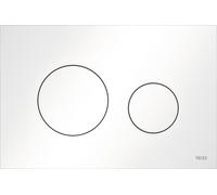 Tece Loop botón de descarga para WC blanco 9240920