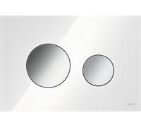 Tece Loop botón de descarga para WC cromo brillante-blanco 9.240.660