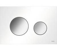 Tece Loop botón de descarga para WC cromo brillante-blanco 9240927
