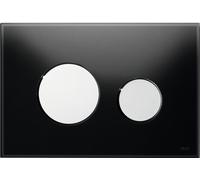 Tece Loop botón de descarga para WC cromo brillante-negro 9.240.656