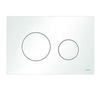 TECE Placa de accionamiento para WC TECEloop, plÃ¡stico, para tecnologÃa de doble descarga, 92409, Color: Blanco Mate - 9240926