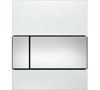 Tece Square botón de descarga para urinario cromo brillante-blanco 9.242.802