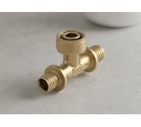 TECE TECEflex Adaptador rápido, Te, Salida, Bronce de silicio 16 x 1/2 x 16, 708