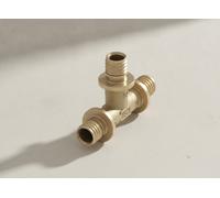 TECE TECEflex Racor en T Dimensión 25 x 25 x 25, bronce de silicio, 710125