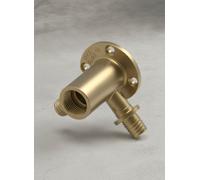 TECE TECEflex Roseta doble mural 90 largo 16 x 1/2 x 16, Bronce de silicio, 7086